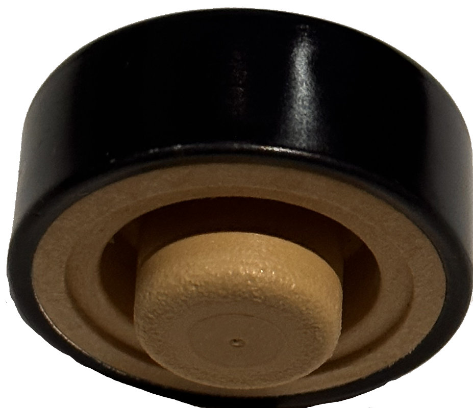 Tappo Composto Testa Legno + Plastica