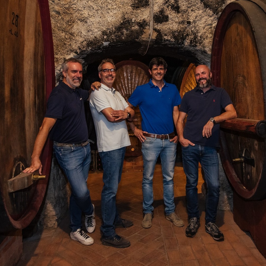 cantina trento doc pisoni con la famiglia Pisoni